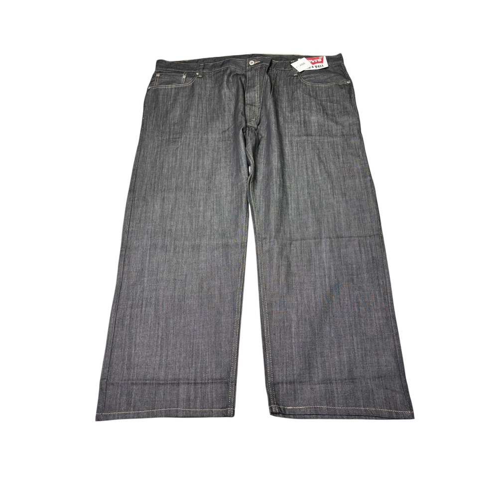 NWT Levis 559 Relaxed Straight Jeans Mens 50x30 Big & Tall Rigid Dark Wash Denim